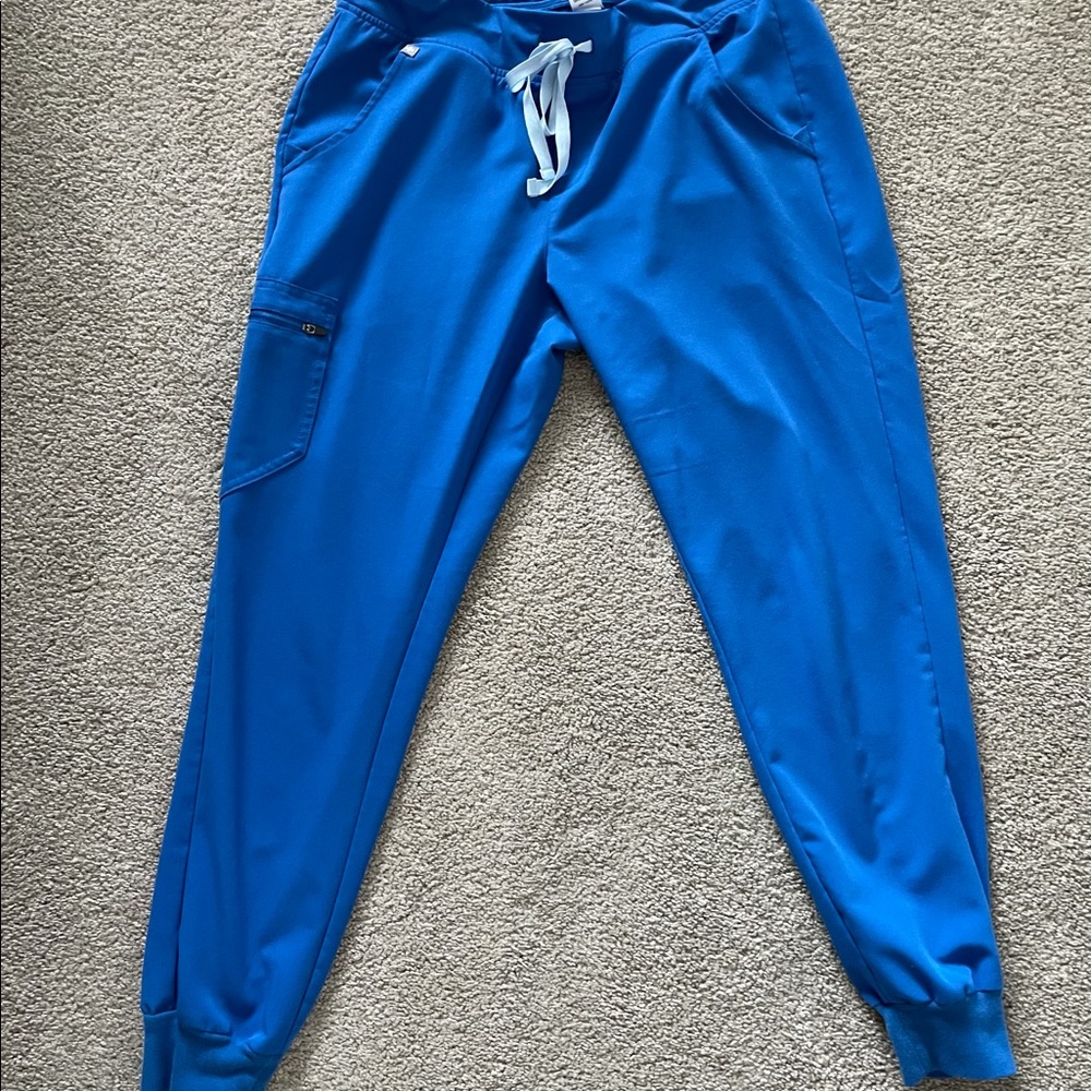Figs Jogger Scrub Bottoms Medium ROYAL BLUE